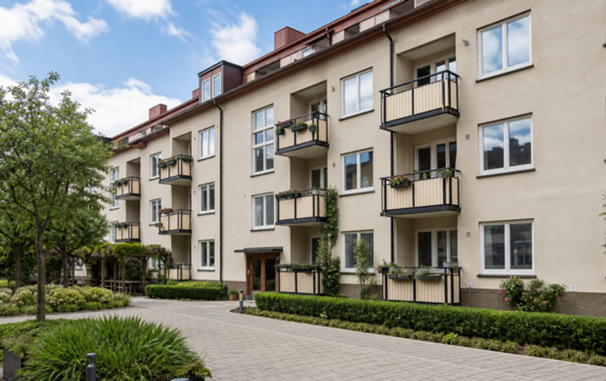 BRF-fasader i Stockholm - fasadbild
